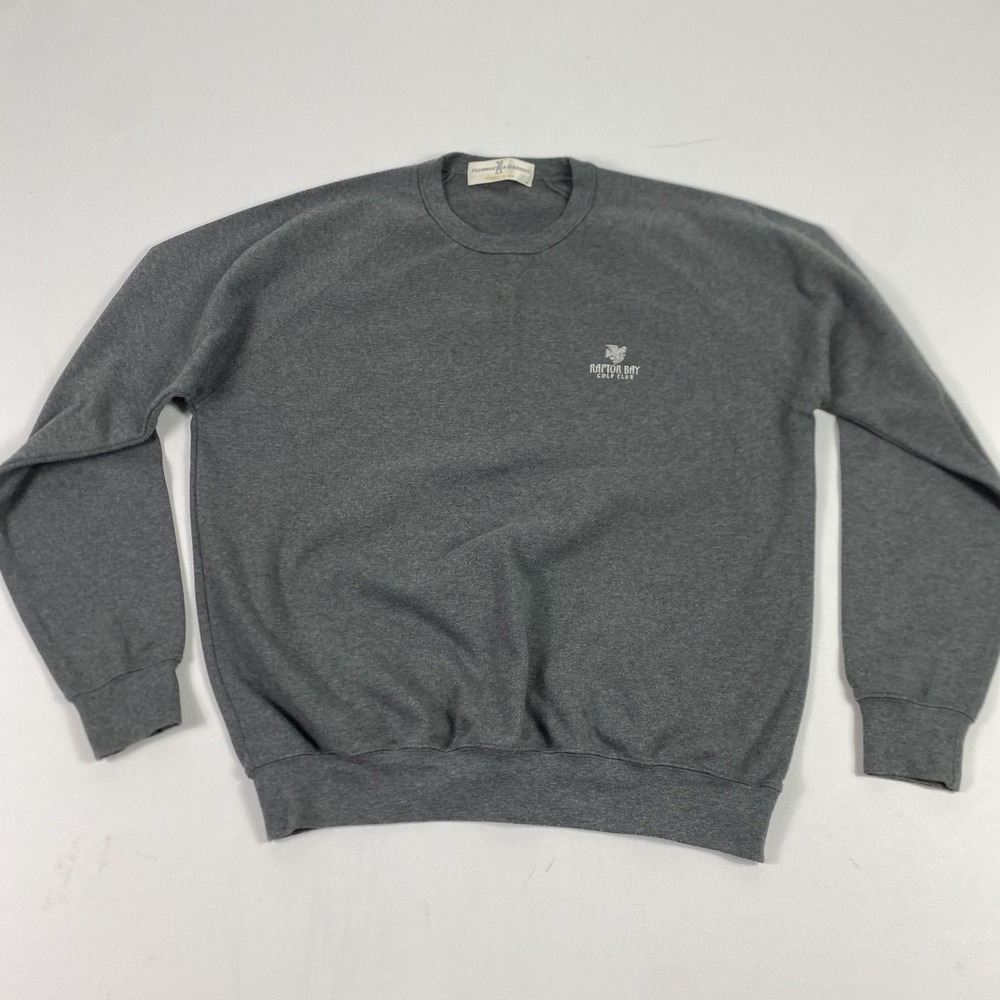 Fairway & Greene Sweatshirt Mens Medium Pima Cotton Raptor Bay Golf Crewneck